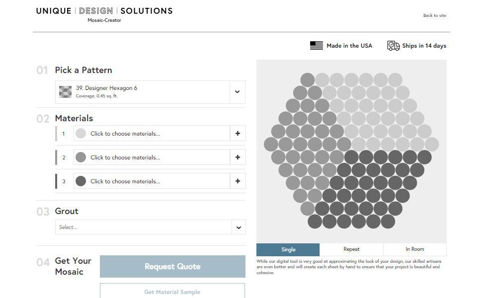 Mosaic Creator - Pick a Pattern