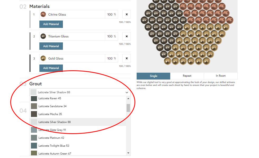 Mosaic Creator - Pick a Grout