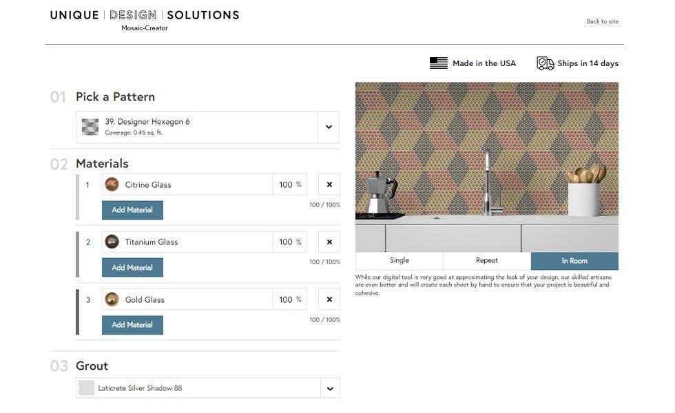 Mosaic Creator - Review Virtual In Room