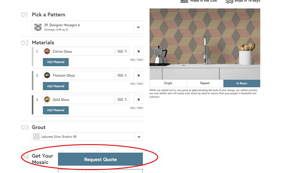 Mosaic Creator - Request Quote