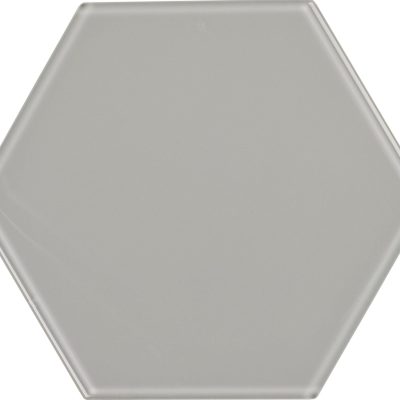 8″ Whisper Gray Hexagon Tile