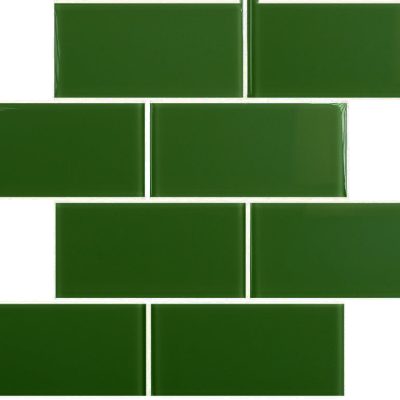 Emerald Green 3″ x 6″ Subway Tile