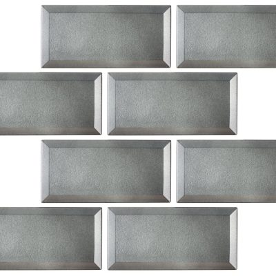 Charcoal Mist Back-Beveled 3″ x 6″ Subway Tile