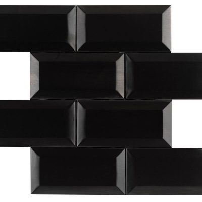 Gun Metal Beveled 3″ x 6″ Subway Tile