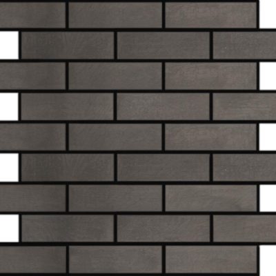 Gun Metal 1″ x 4″ Brickset Mosaic