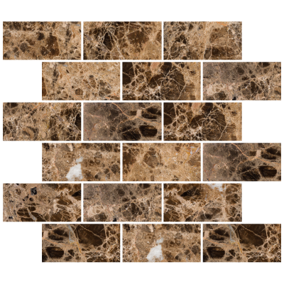 Dark Emperador 2″ x 4″