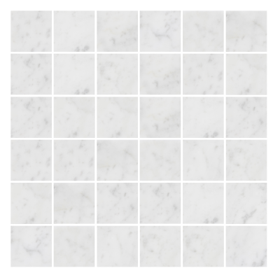 White Carrara 2″ x 2″