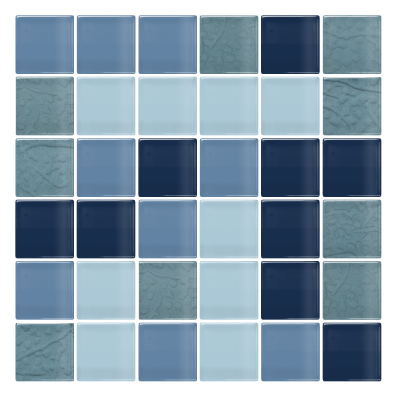 Blue Blend 2″ x 2″