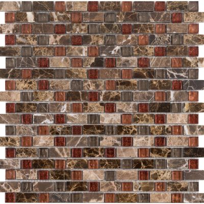 Emperador Spice 5/8″ Combo Mosaic