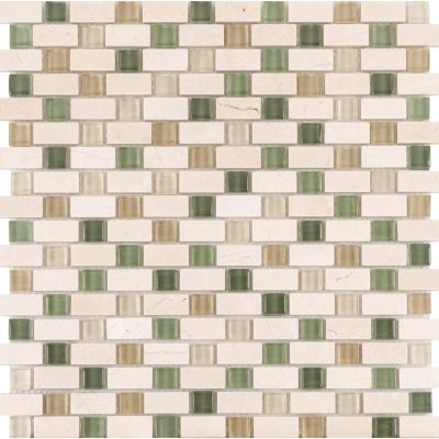 Crema Serene 5/8″ Combo Mosaic