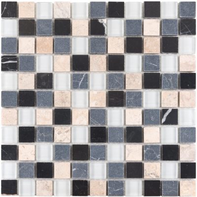 Shades of Grey 1″ x 1″ Mosaic
