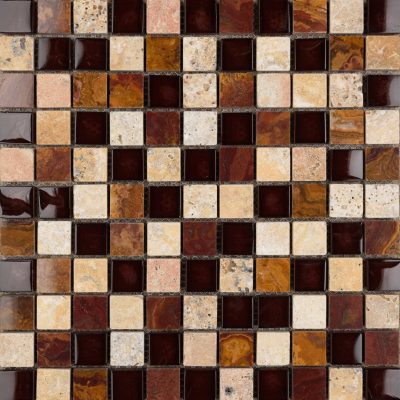 Wild Cherry 1″ x 1″ Mosaic