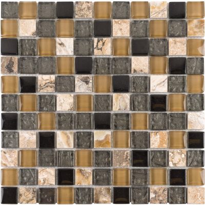 Onyx Spark 1″ x 1″ Mosaic