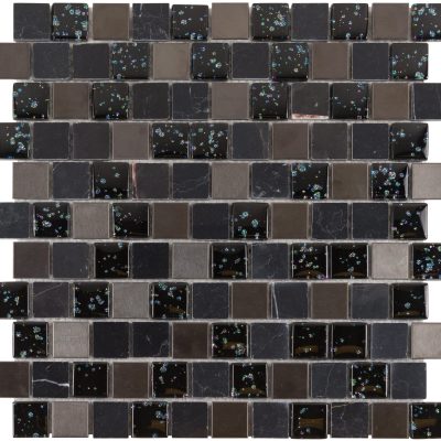 Midnight Galaxy 1″ x 1″ Offset Mosaic