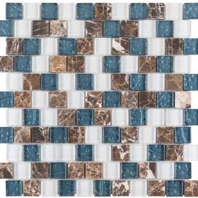 Montego Bay 1″ x 1″ Offset Mosaic