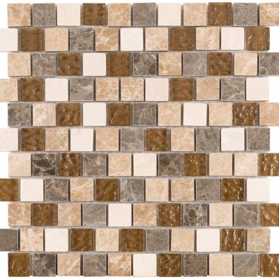 Winter Willow 1″ x 1″ Offset Mosaic