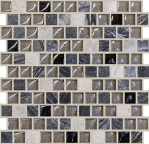 Twilight 1″ x 1″ Offset Mosaic