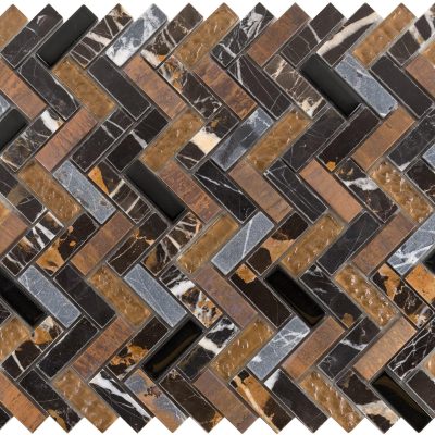 Iron Ore Herringbone Mosaic