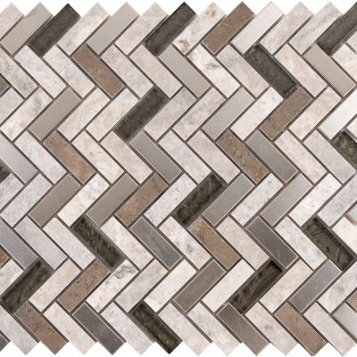 Mineral Herringbone Mosaic