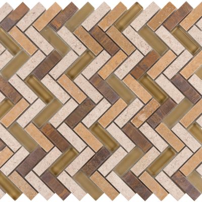 Russet Peak Herringbone Mosaic