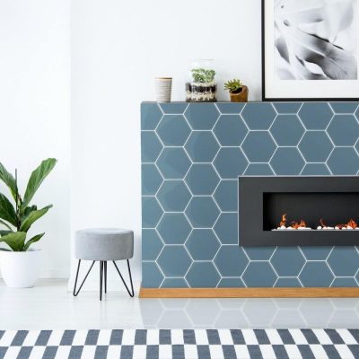 Glass Hexagon & Diamond