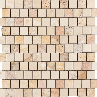 Pebble Beach 1″ x 1″ Offset Mosaic
