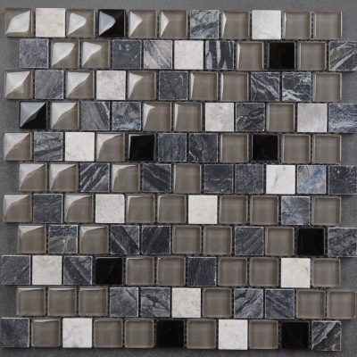 Twilight 1″ x 1″ Offset Mosaic