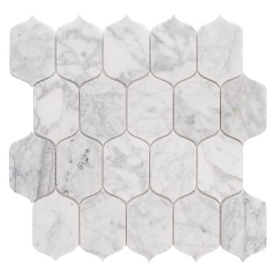 White Carrara Stone Lantern