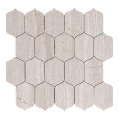 White Wood Stone Lantern