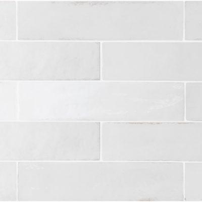 Trinidad Gypsum White 2 1/2″ x 10″ Porcelain Tile
