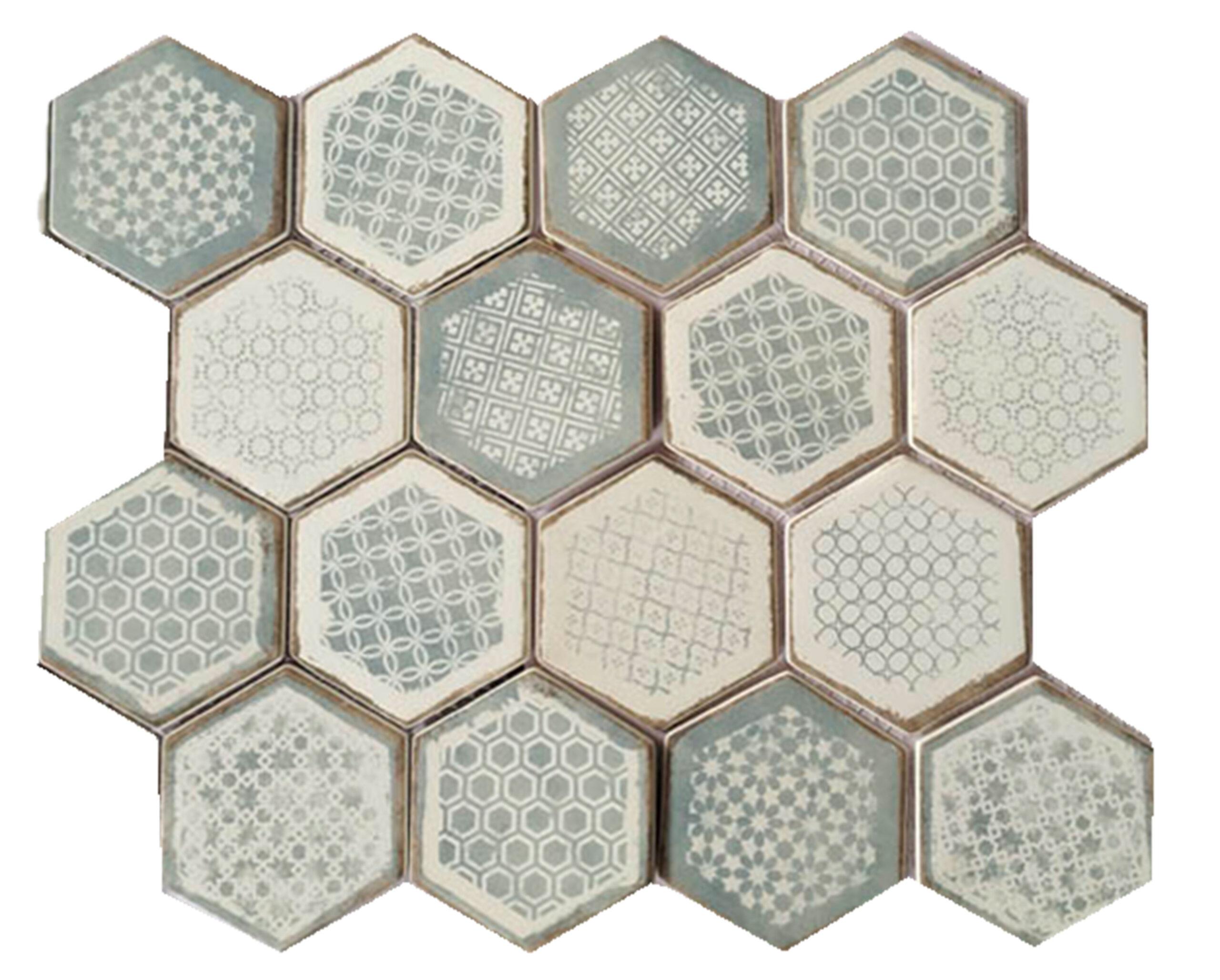417-523 Intuition Firenze Hexagon Mosaic 417-523 Intuition Firenze Hexagon Mosaic