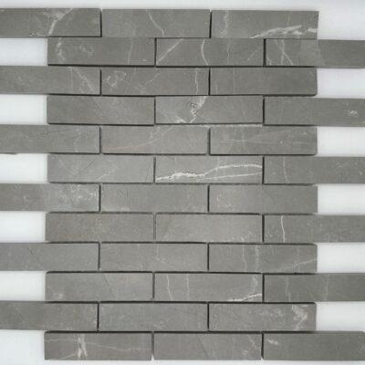 Paradise – Amani Grey 1″ x 4″ – Brickset / Straightset