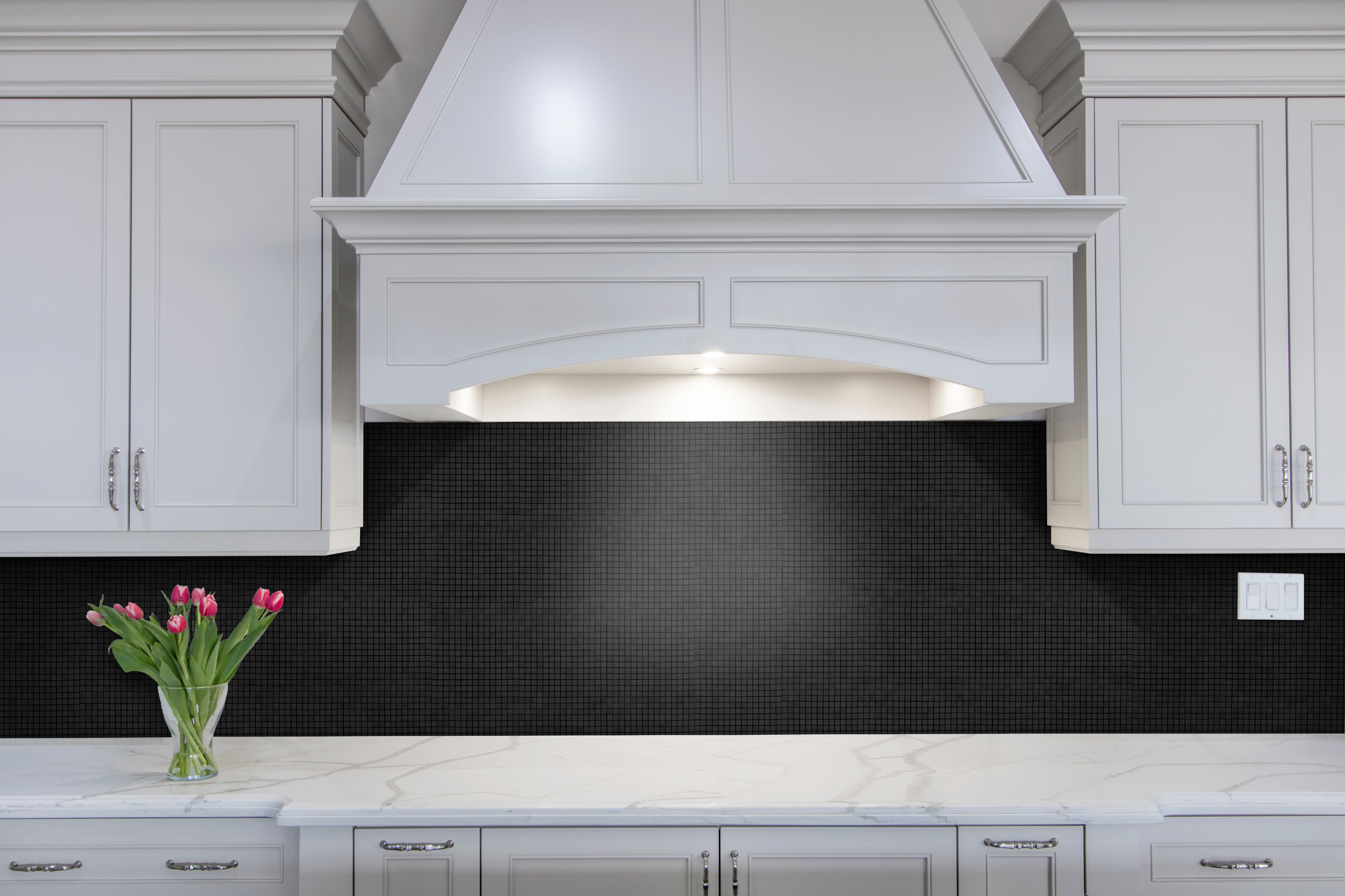 Kitchen Counter White Nero Marquina Micro Marble Kitchen Counter White Nero Marquina Micro Marble