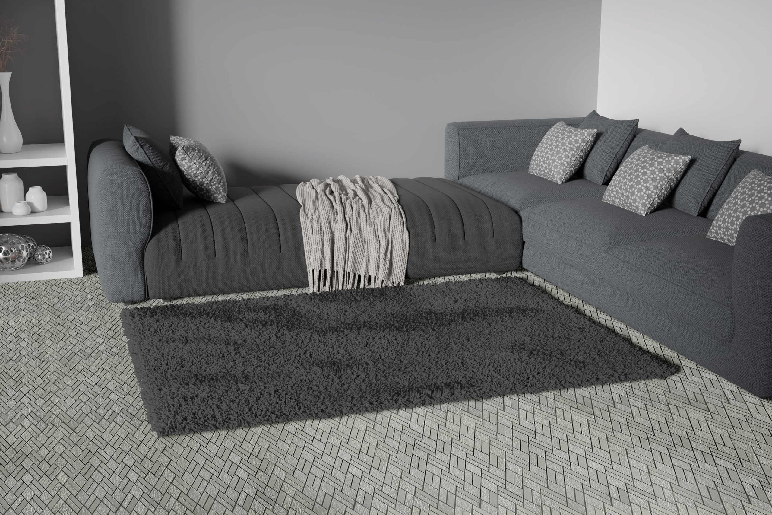 Metro Lite Grey Texture Basketweave Combo Room Mockup Metro Lite Grey Texture Basketweave Combo Room Mockup