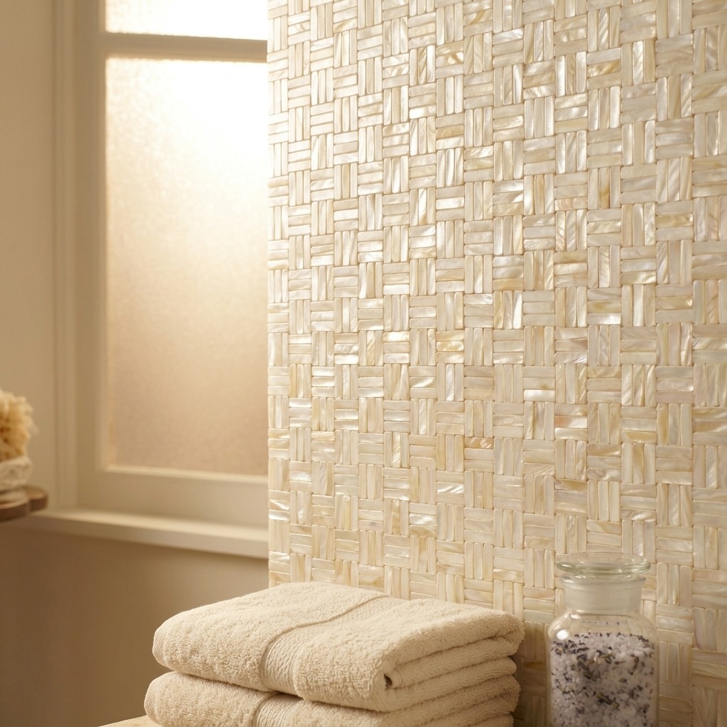 500-203 Coastal Basketweave – Natural_Bathroom Scene 2
