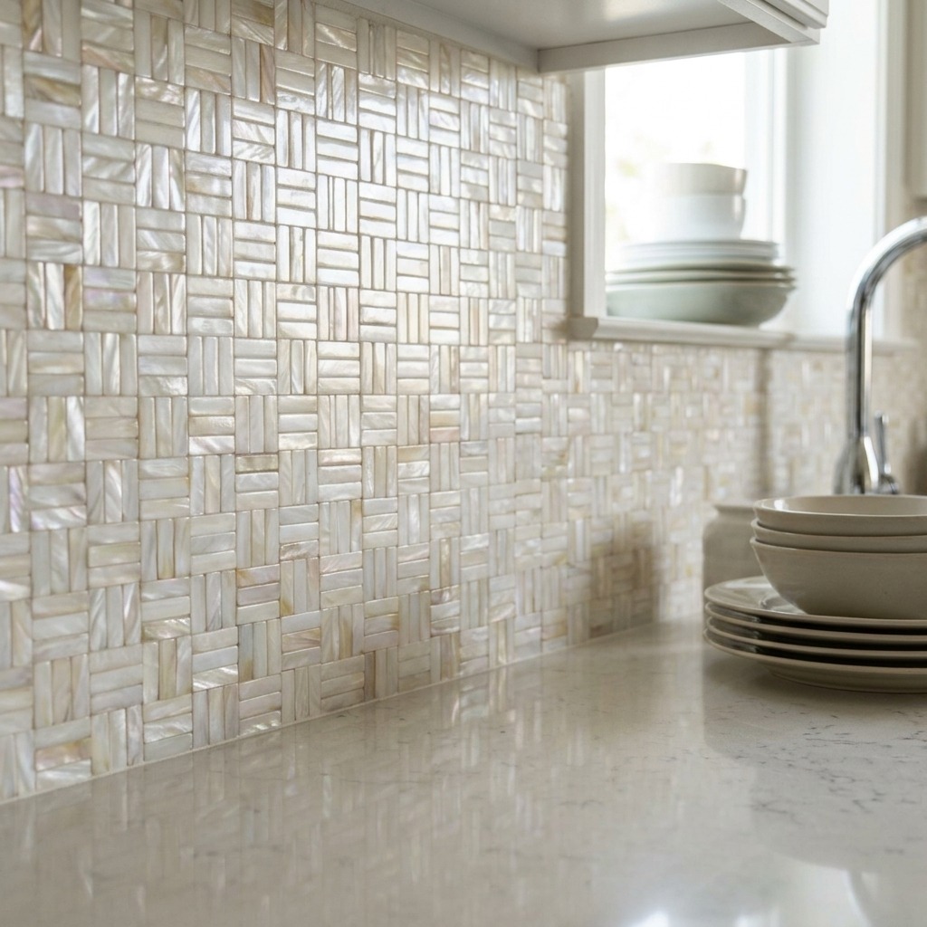 500-203 Coastal Basketweave – Natural_Kitchen Scene 1