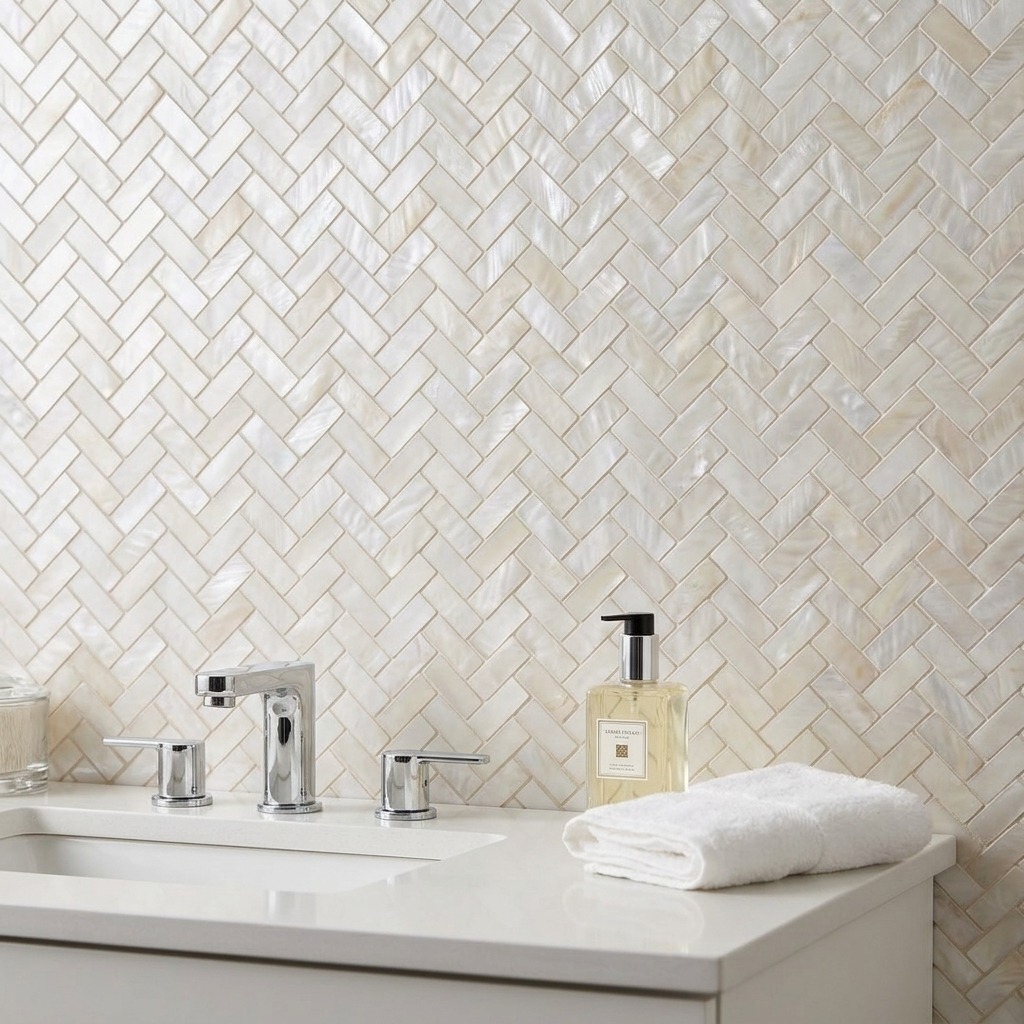 500-205 Woven Tide Herringbone – Natural_Bathroom Scene 3 500-205 Woven Tide Herringbone – Natural_Bathroom Scene 3