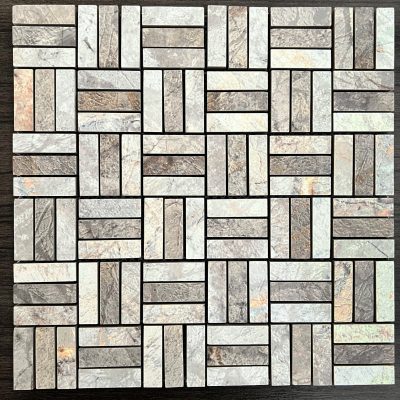 Riverwash White & Grey Parquet