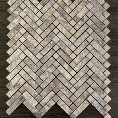 Riverwash Grey Stippled Chevron