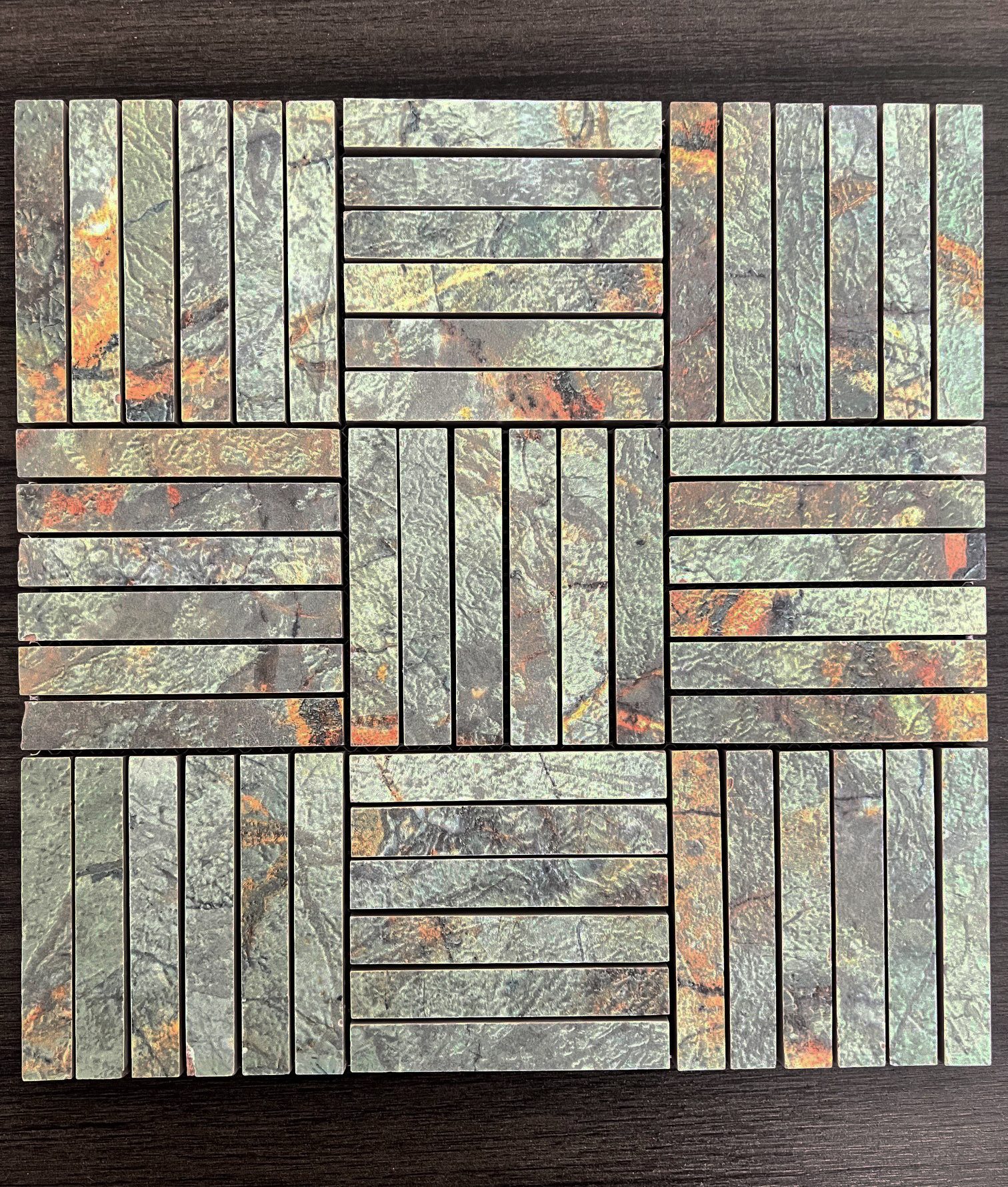 864-390 Riverwash Green 5-8×4 Crosshatch 864-390 Riverwash Green 5-8×4 Crosshatch